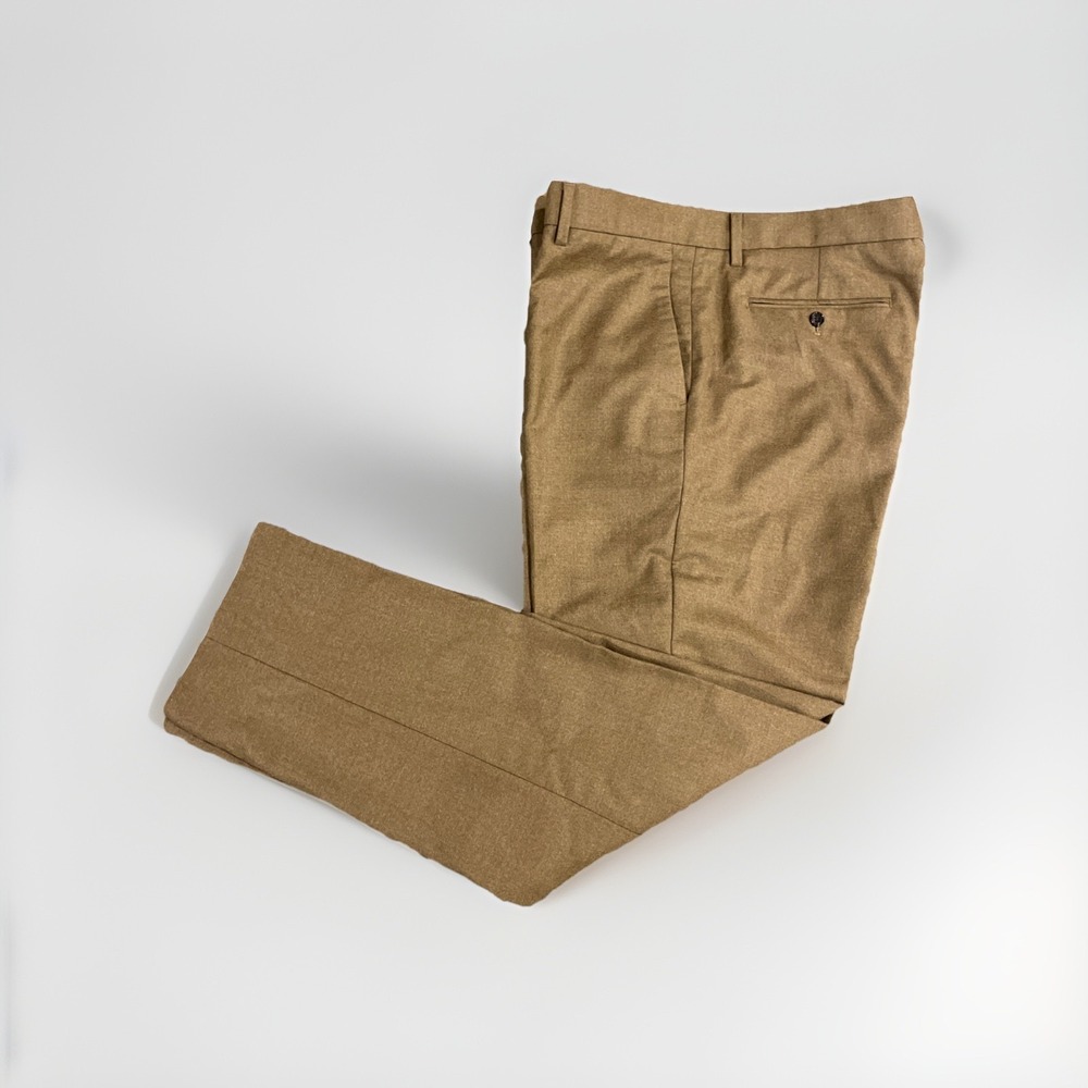 Banana Republic Marzotto Fabbrica‎ Alta Pants Mens 35x32 Wool Brown